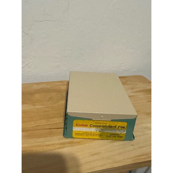 Vintage Kodak Slide Compartment File No.330 Turquois Blue hold 240 slides 2x2 - Picture 4 of 6